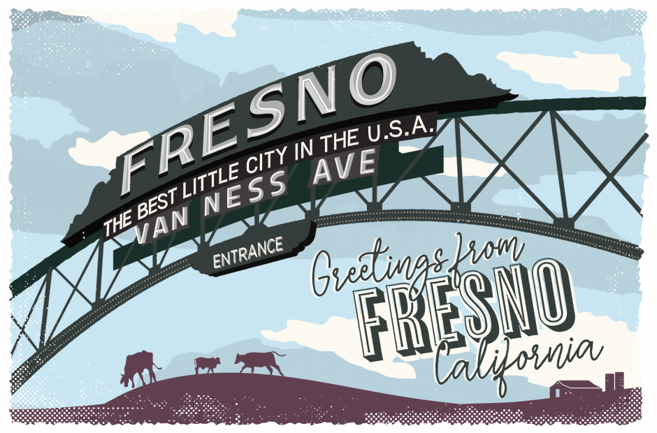 Fresno Chapter Postcard Graphic