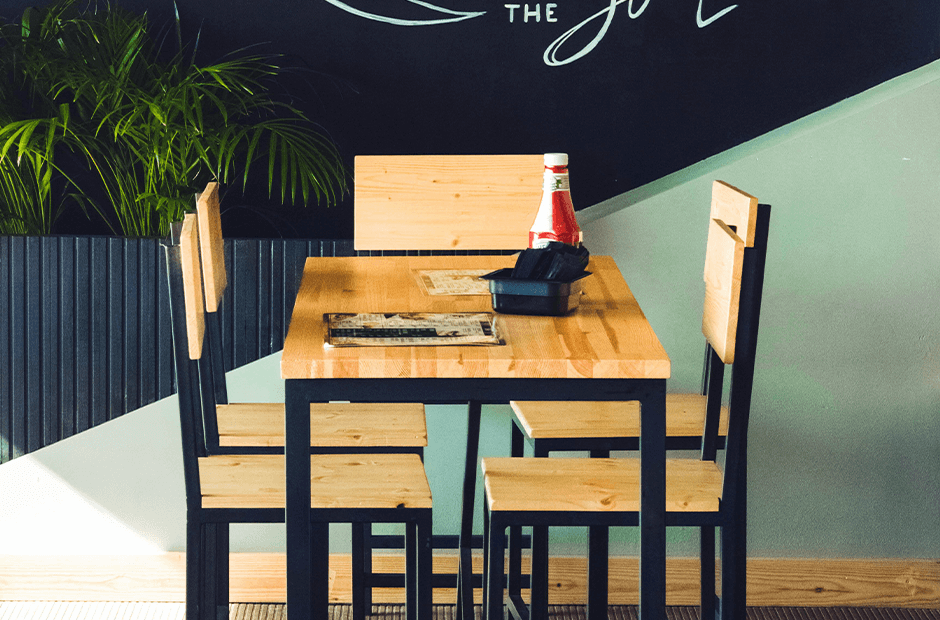 Restaurant Table and Chairs