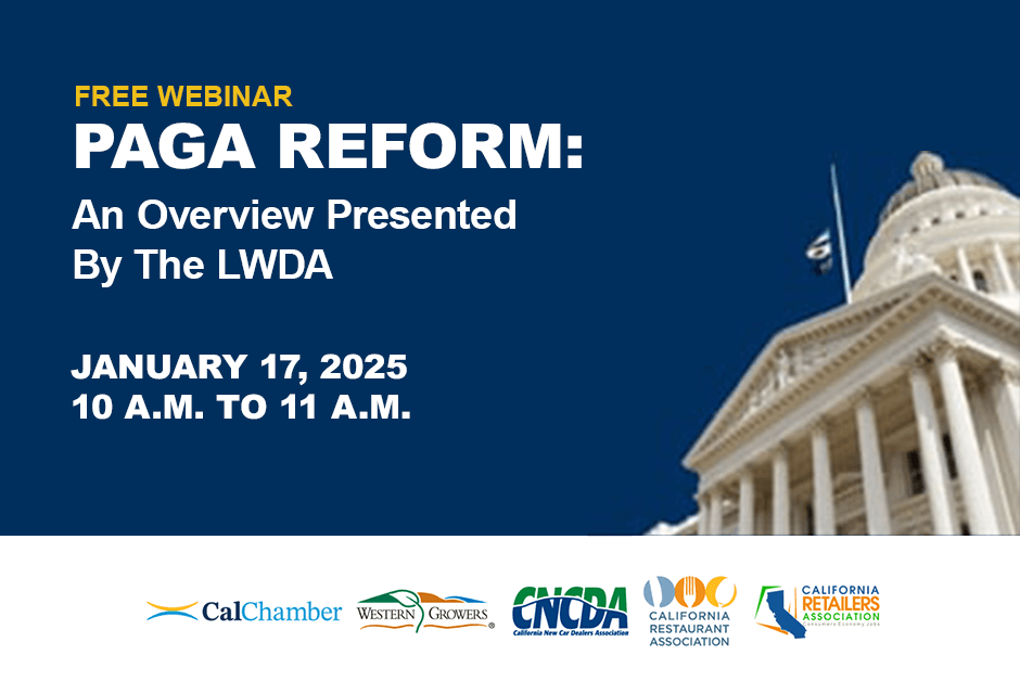 PAGA Reform Webinar by CalChamber