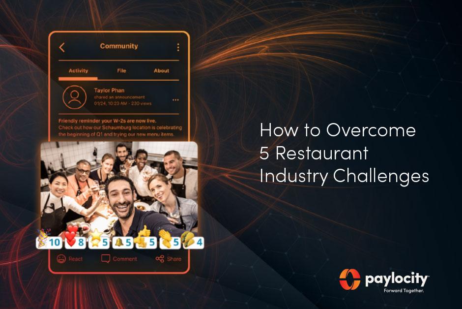 How to Overcome 5 Restaurant Industry Challenges ebook