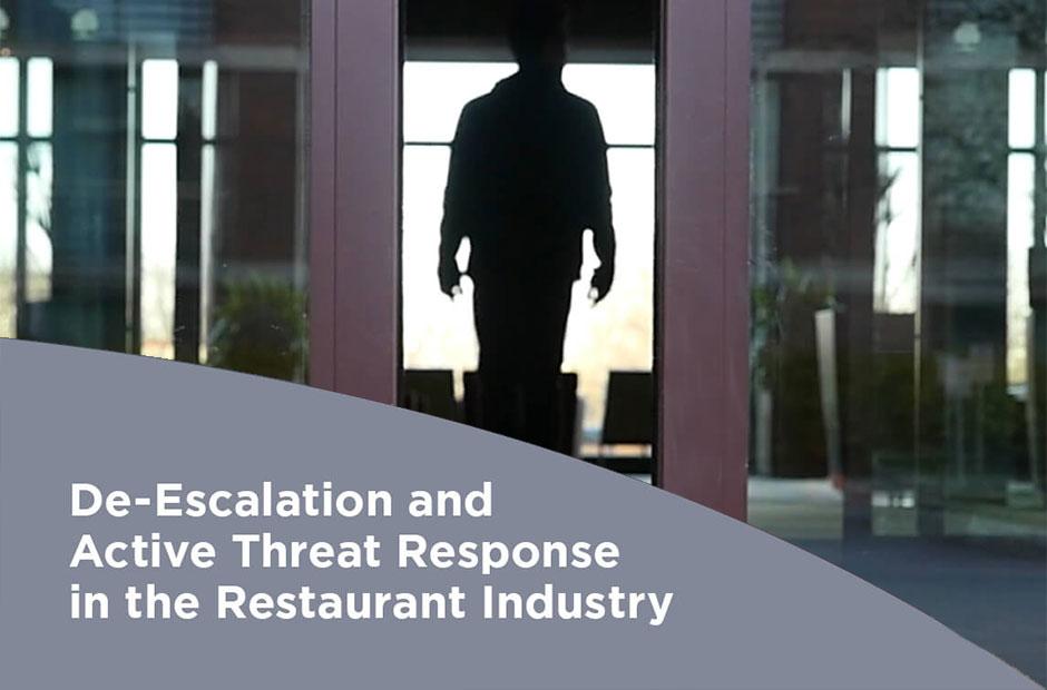 ServSafe® De-Escalation and Active Threat Response in the Restaurant Industry